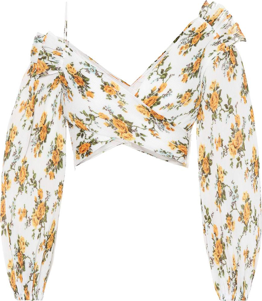 Zimmermann Golden Surfer crop top