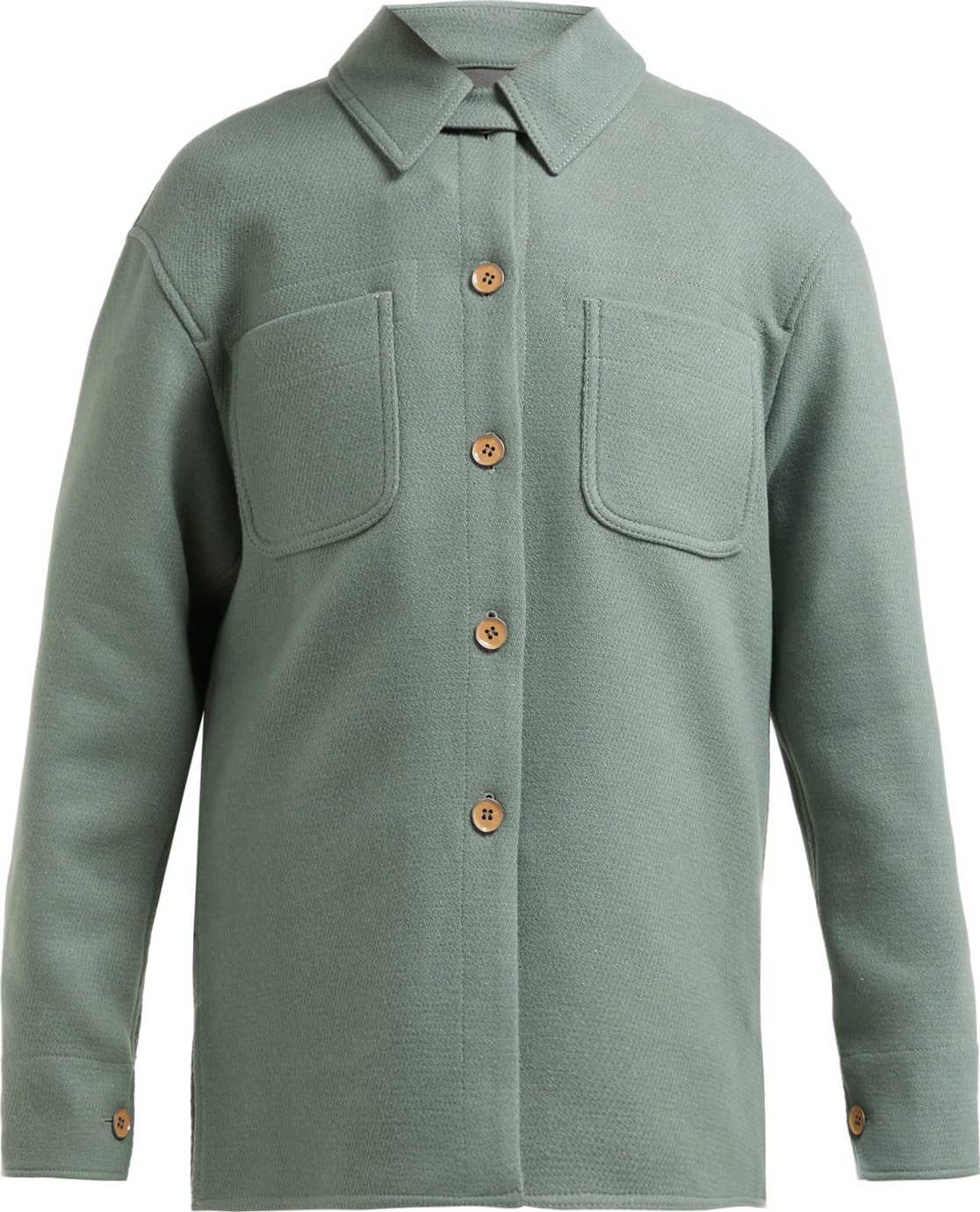 Acne Studios Odenna boiled wool-blend overshirt