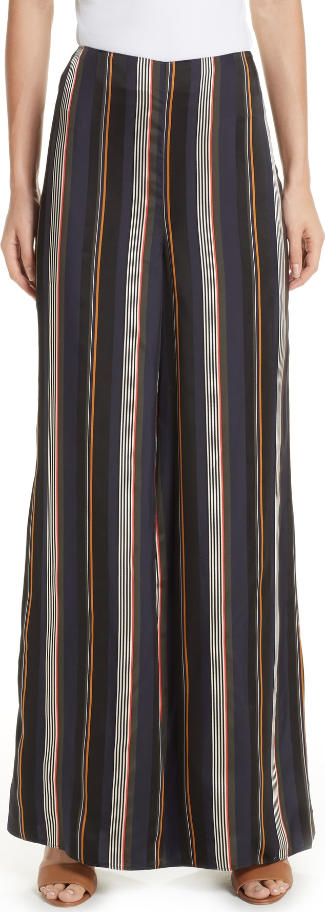 Roksanda Arneau Stripe Wide Leg Pants