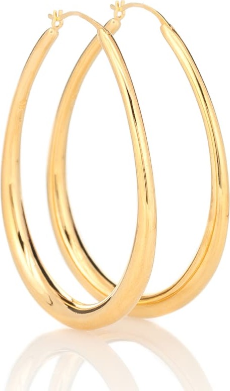 Sophie Buhai Medium Egg Hoop 18kt gold earrings