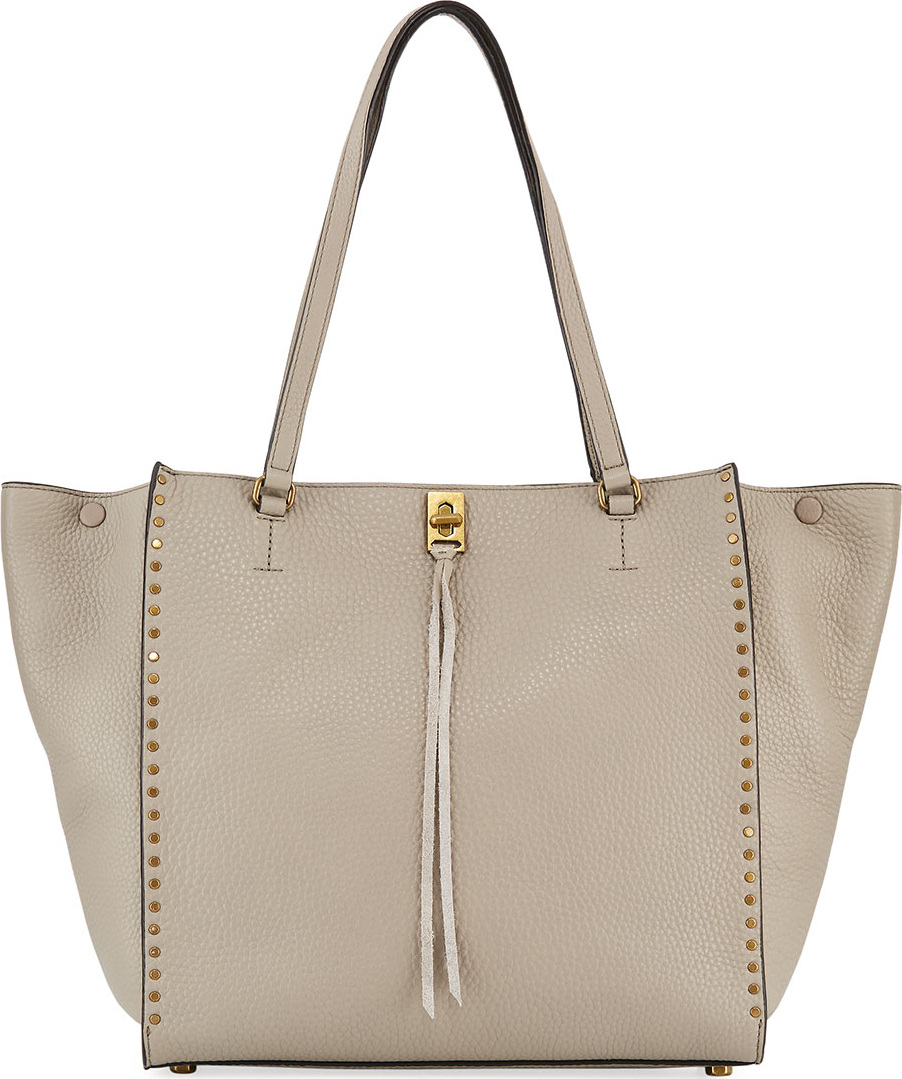 Rebecca Minkoff Darren Pebbled Studded Tote Bag