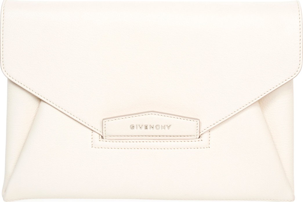 Givenchy Antigona Leather Evening Envelope Clutch Bag