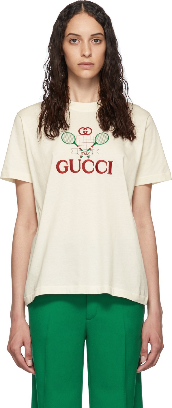 Gucci Off-White Tennis T-Shirt