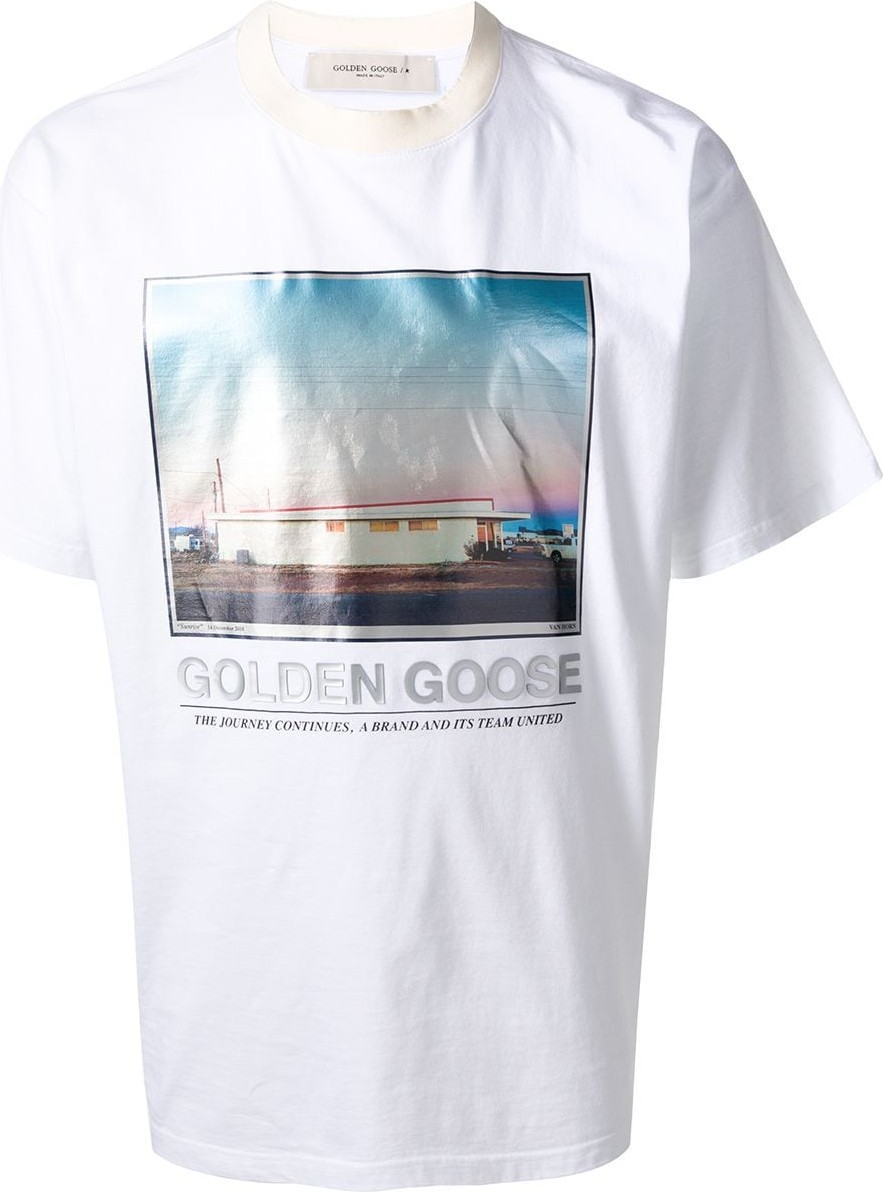 Golden Goose Deluxe Brand Landscape-print crew-neck T-shirt