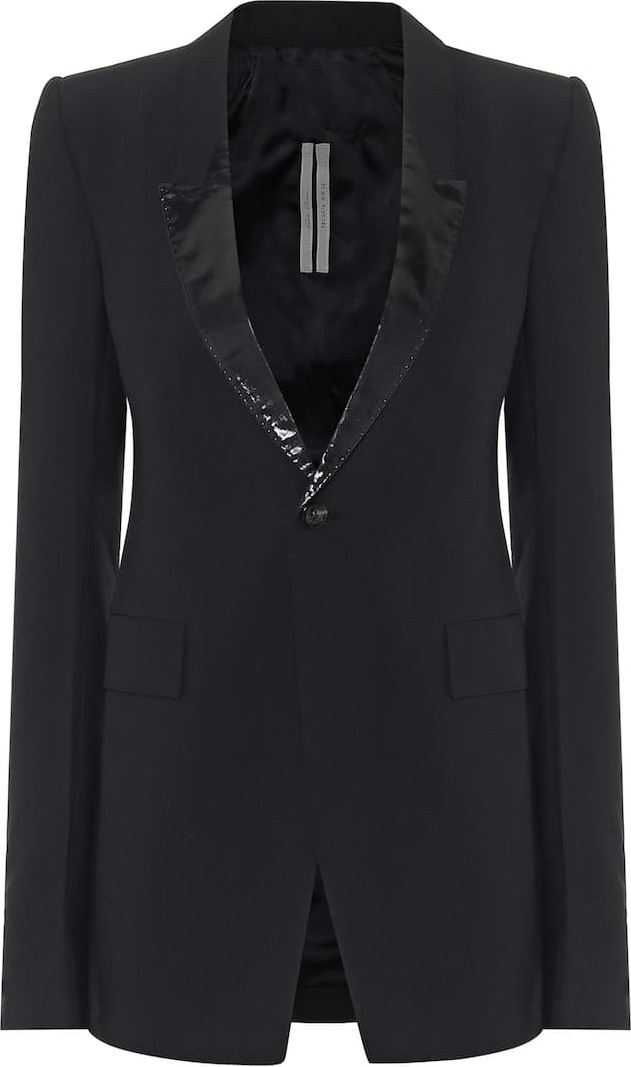 Rick Owens Extreme wool-blend blazer