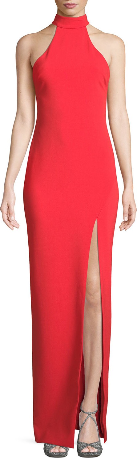 LIKELY Jennings Halter Gown w/ Open Back