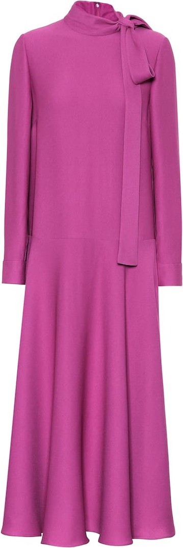 Valentino Stretch-cady midi dress