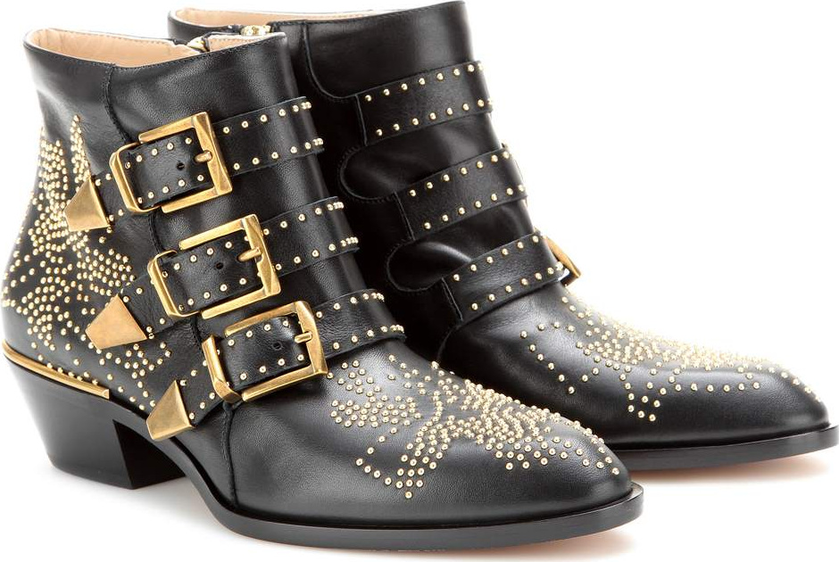 Chloe Susanna studded leather ankle boots