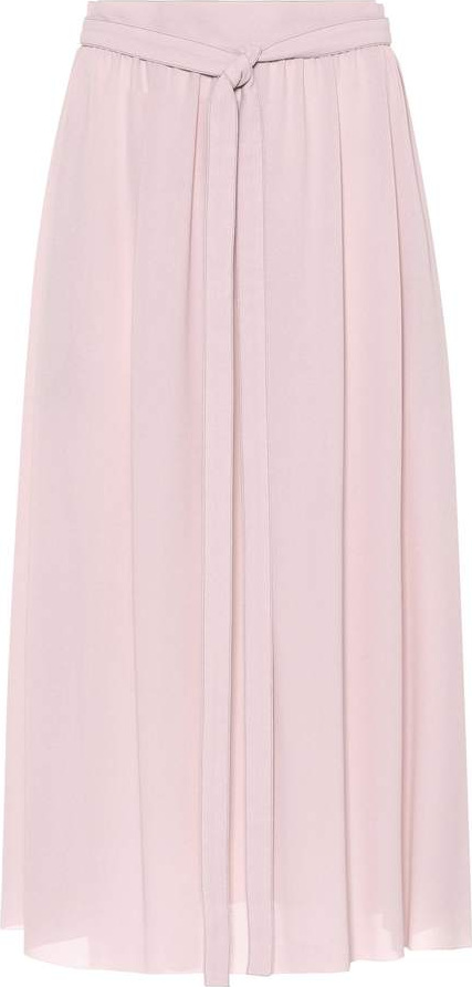 Bottega Veneta Silk georgette midi skirt