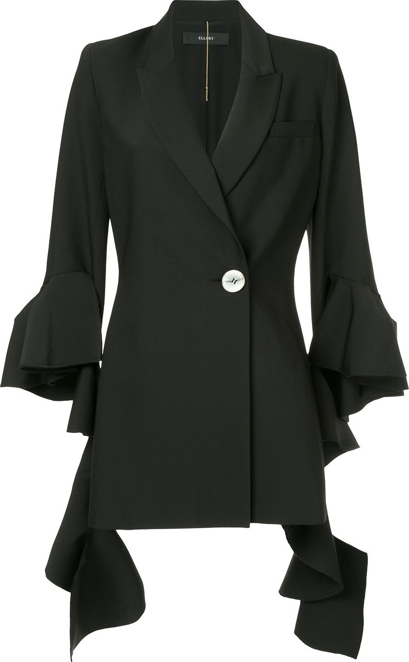 Ellery forsaken frill sleeve jacket