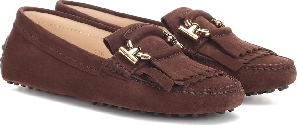 Tod's Gommino suede loafers