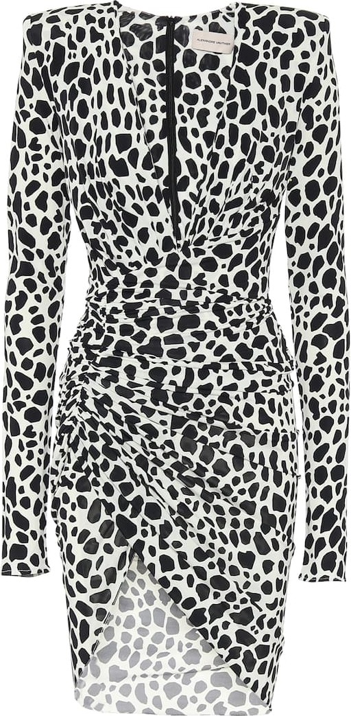 Alexandre Vauthier Exclusive to Mytheresa – Animal-print stretch-jersey minidress