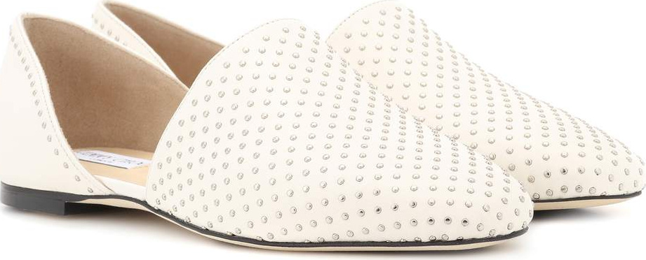 Jimmy Choo Globe leather ballerinas