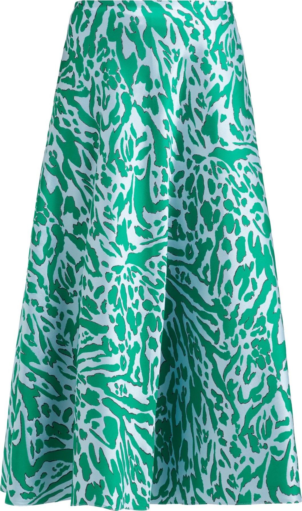 Vika Gazinskaya Leopard-jacquard midi skirt