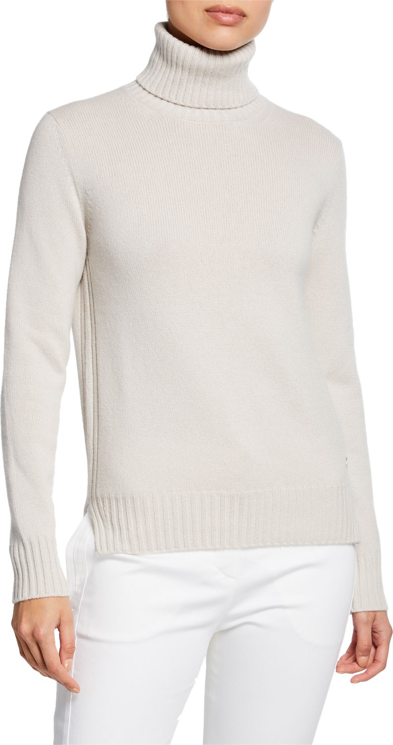 Loro Piana Long-Sleeve Baby Cashmere Turtleneck Sweater