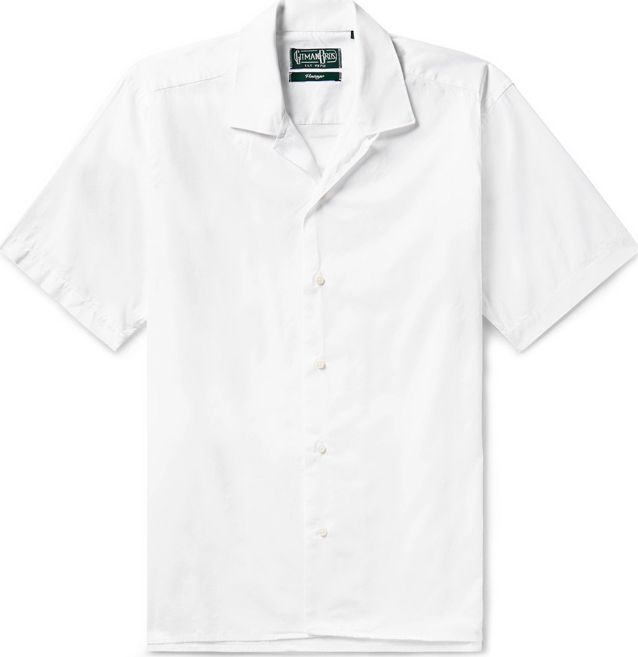 Gitman Vintage Camp-Collar Cotton Oxford Shirt