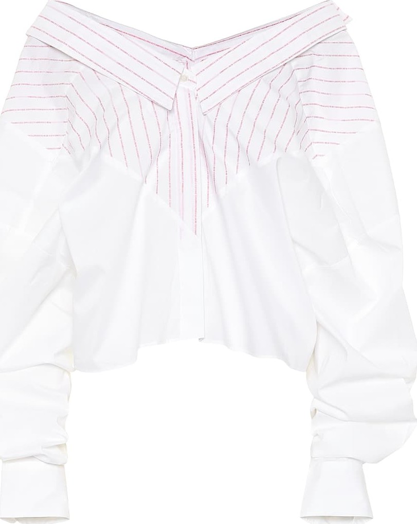 Unravel Cotton poplin top