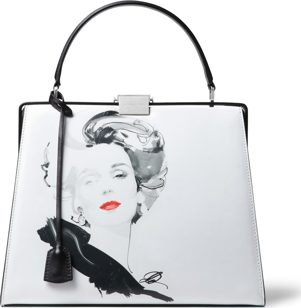 Michael Kors Illustrated Simone Satchel Bag