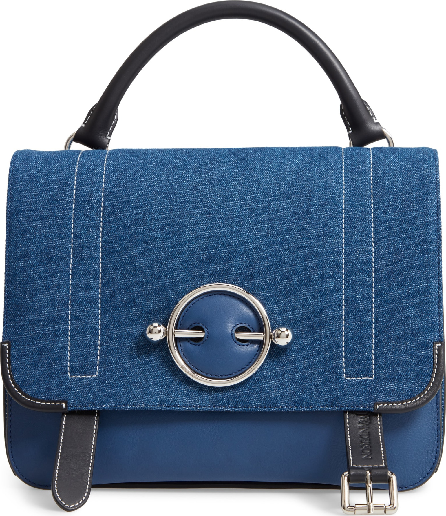 J.W.Anderson Disc Leather Crossbody Bag