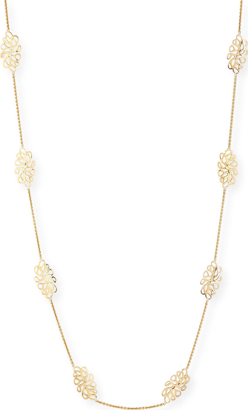 Miseno Sealeaf Collection 18k Gold Long Necklace