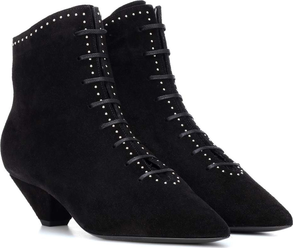 Saint Laurent Kate 45 suede ankle boots