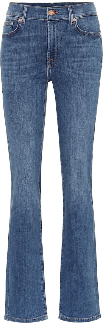 7 For All Mankind The Straight high-rise jeans