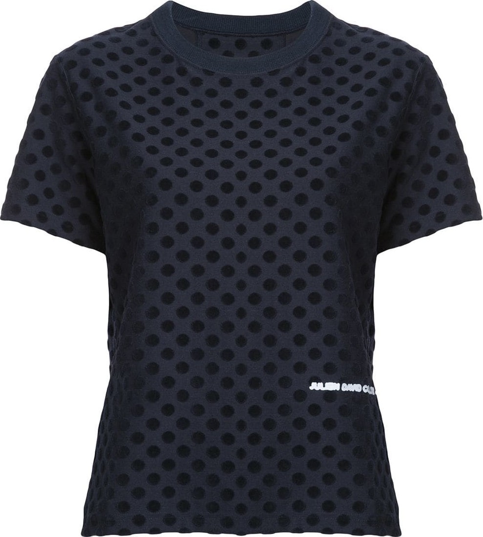 Julien David polka dot T-shirt