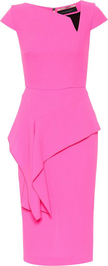 Roland Mouret Dandridge wool crêpe dress