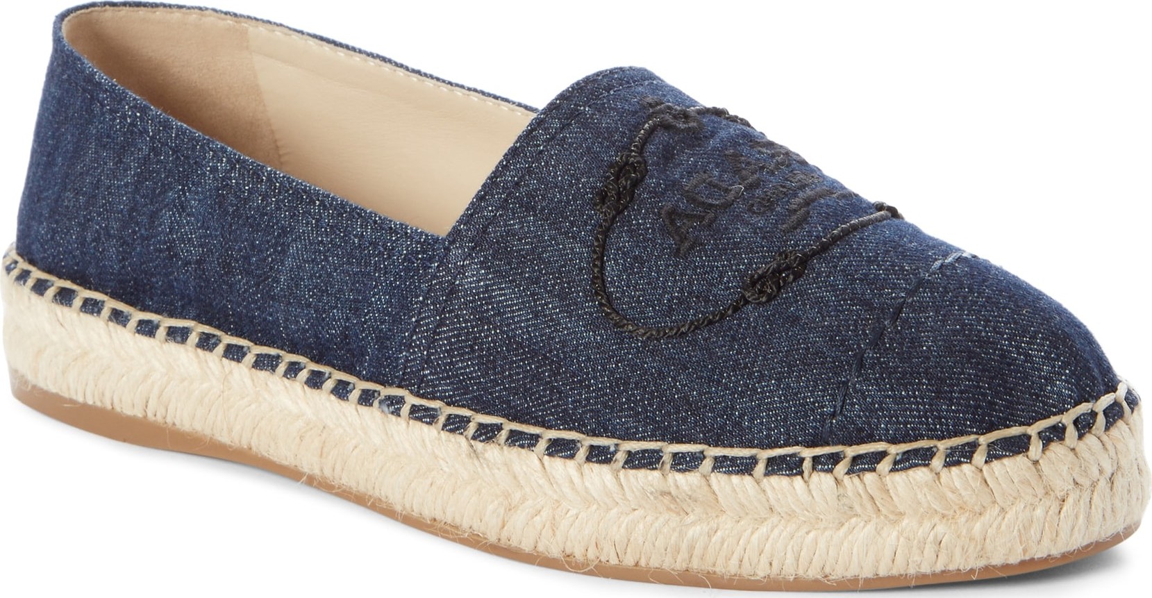 Prada Logo Logo Espadrille