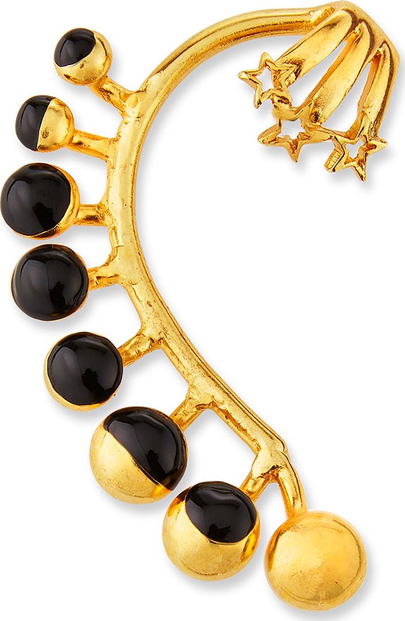 Oscar De La Renta Moon Phase Ear Climber