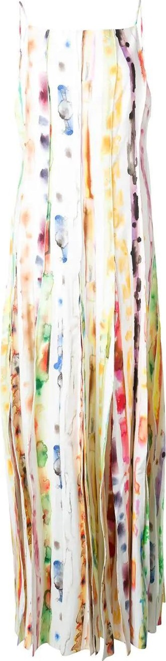 Rosie Assoulin striped pleated dress