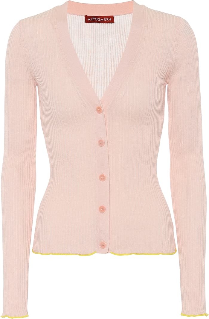Altuzarra Harwell silk and cotton cardigan