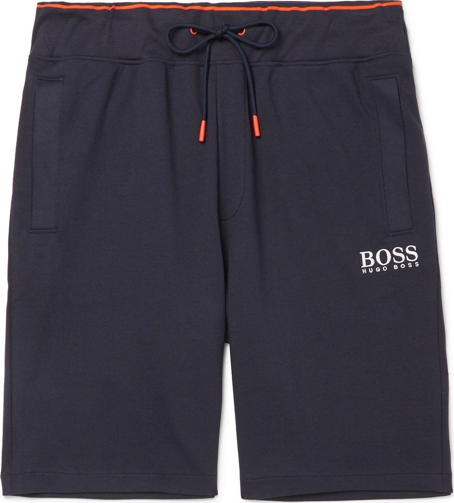 HUGO BOSS Cotton-Jersey Drawstring Shorts
