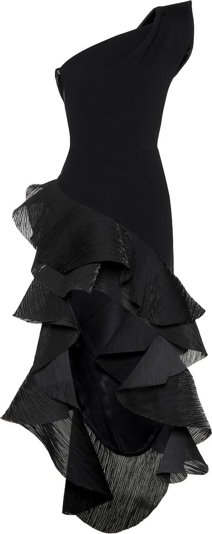 Maticevski Flamenco ruffled dress