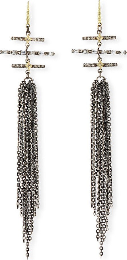 Armenta Old World Multi-Bar & Chain Earrings Armenta Old World Multi-Bar & Chain Earrings