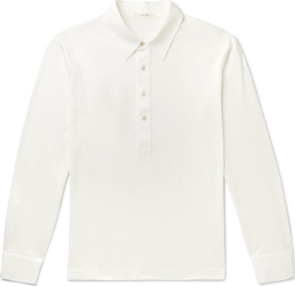 THE ROW Phillip Cotton Polo Shirt
