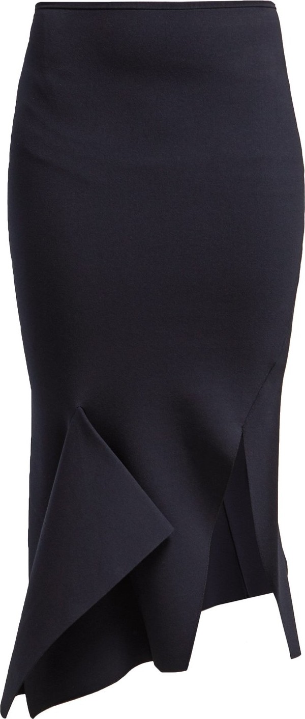 Roland Mouret Lucca stretch-knit mermaid midi skirt
