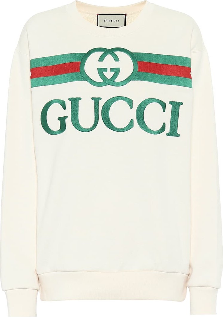 Gucci Oversized logo cotton sweatshirt