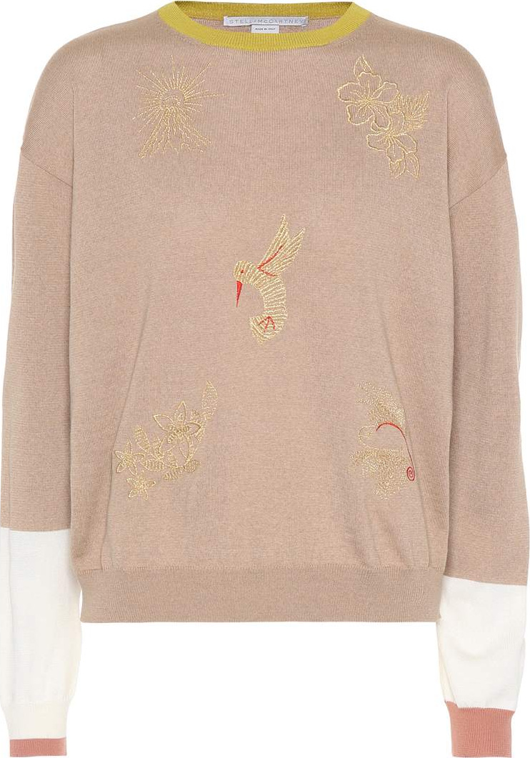 Stella McCartney Embroidered wool sweater