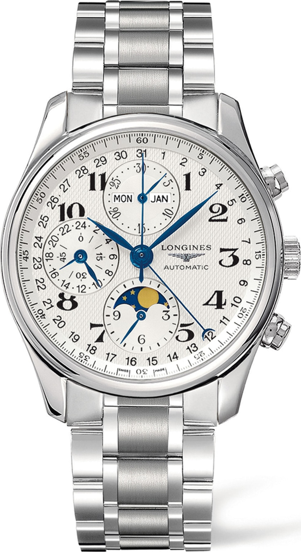 Longines Master Automatic Chronograph Bracelet Watch, 40mm