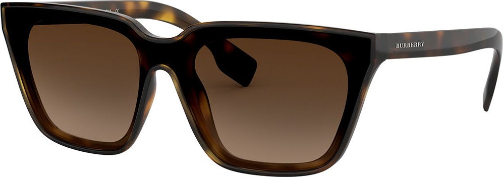 Burberry London England Square Monochromatic Sunglasses
