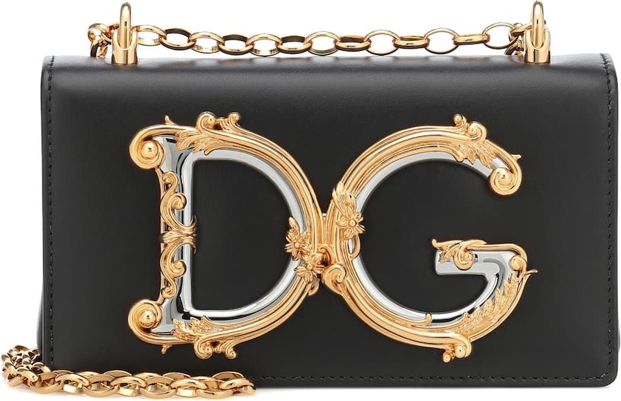 Dolce & Gabbana DG Girls Small leather shoulder bag