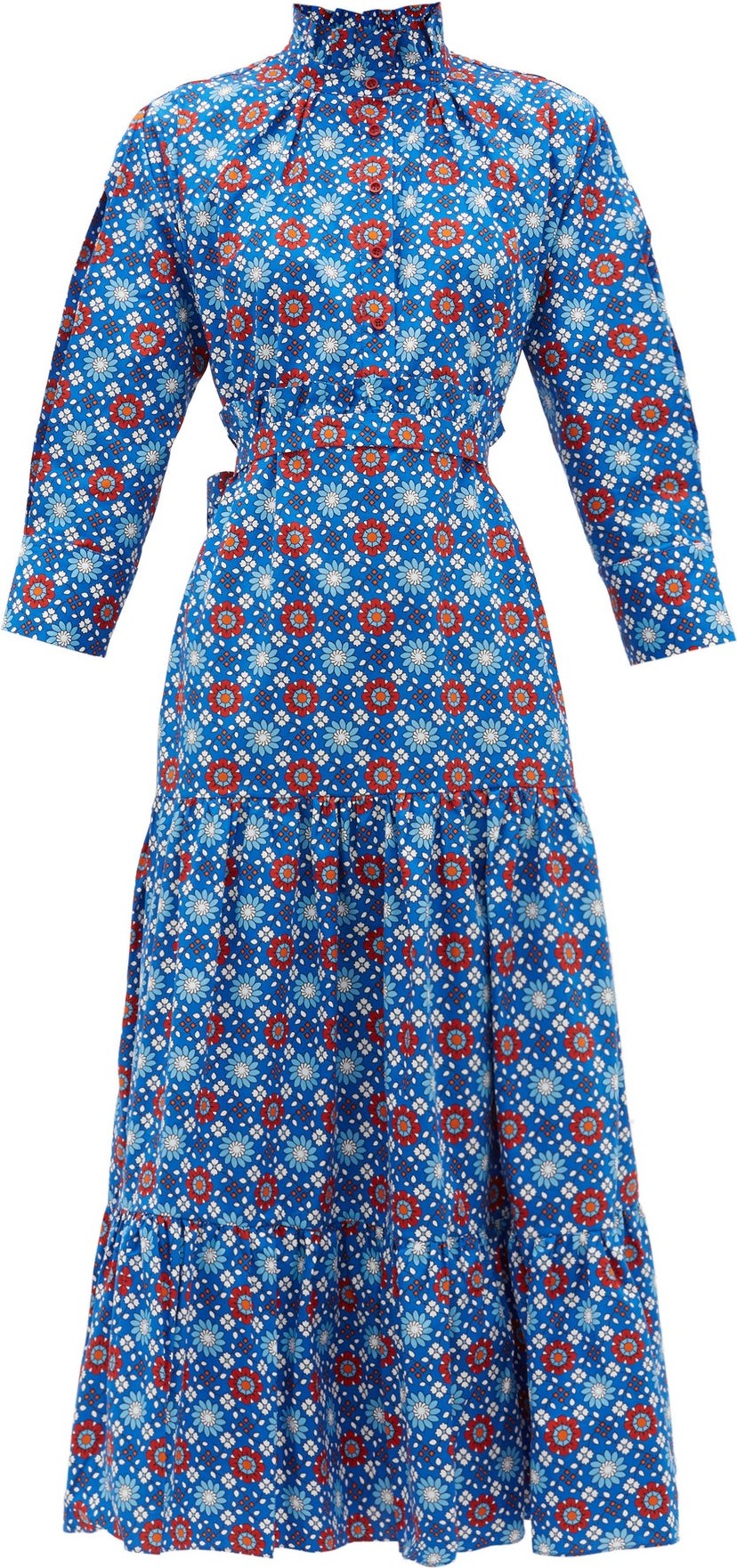 Evi Grintela El Fenn floral-print cotton shirtdress
