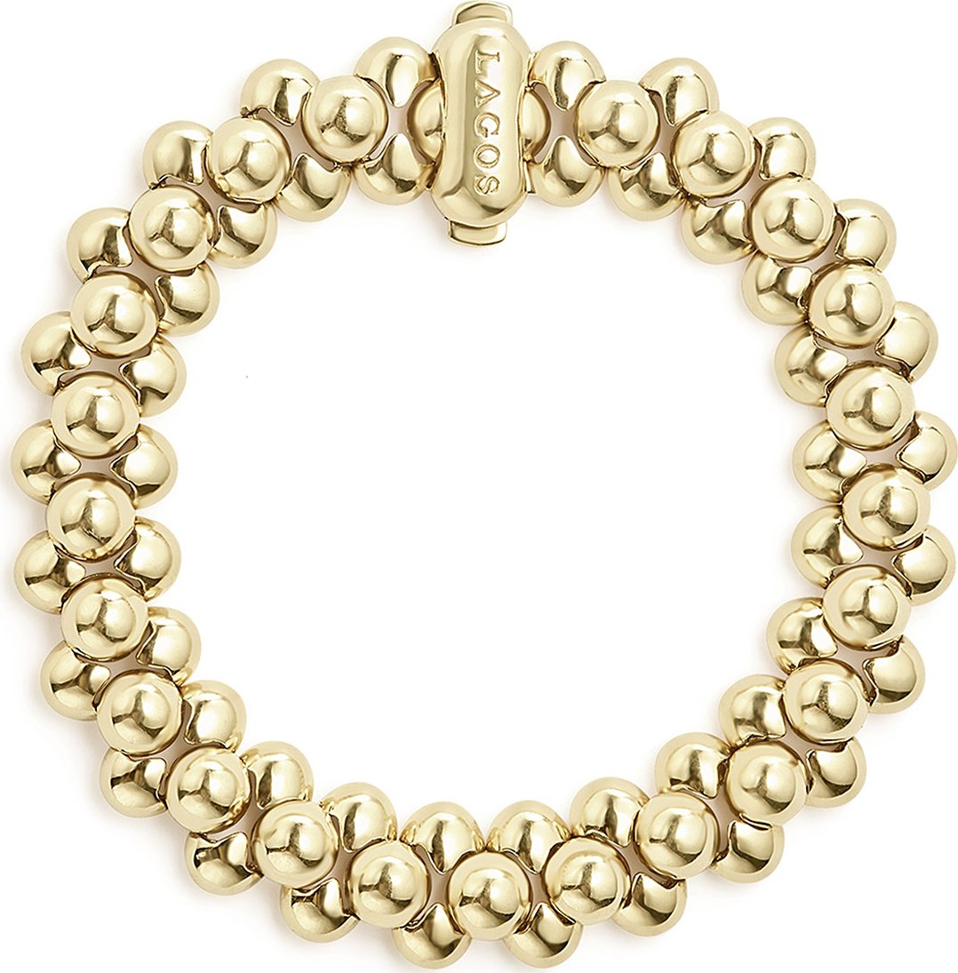 LAGOS 18K Gold Bold Caviar Link Bracelet