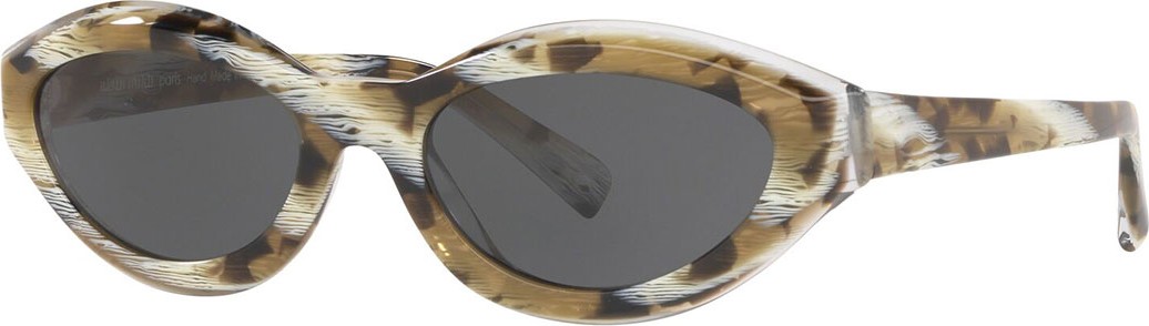 Alain Mikli Oval Acetate Sunglasses