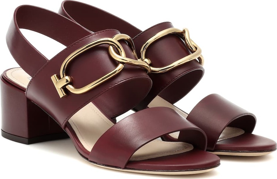 Tod's Leather slingback sandals