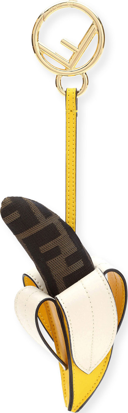 Fendi FF Banana Calf Bag Charm
