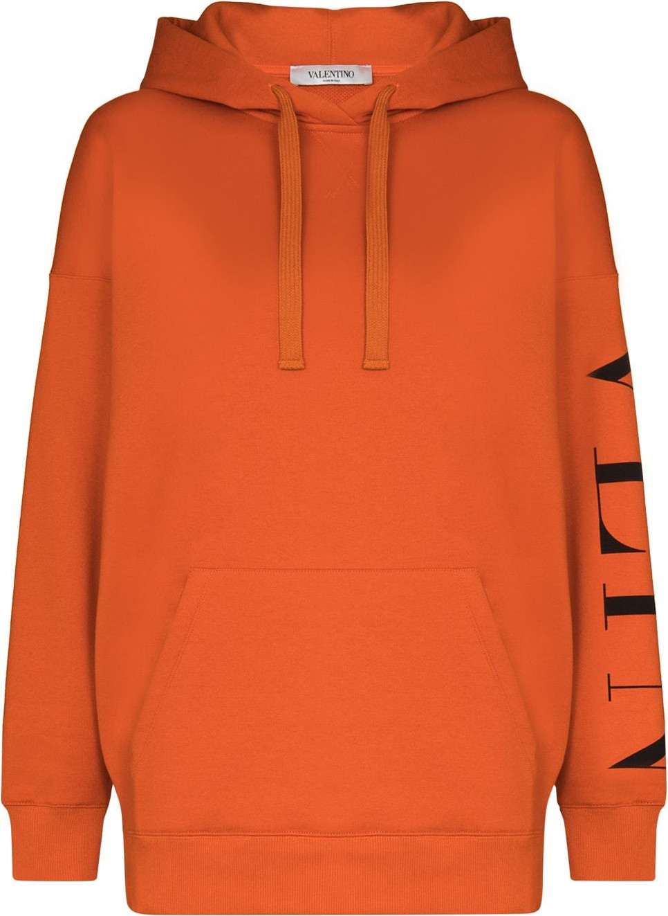 Valentino - Logo-print long-sleeve hoodie