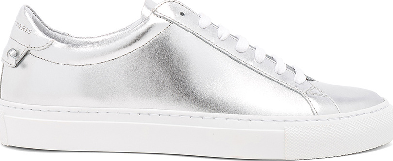 Givenchy Metallic Leather Urban Tie Knot Sneakers