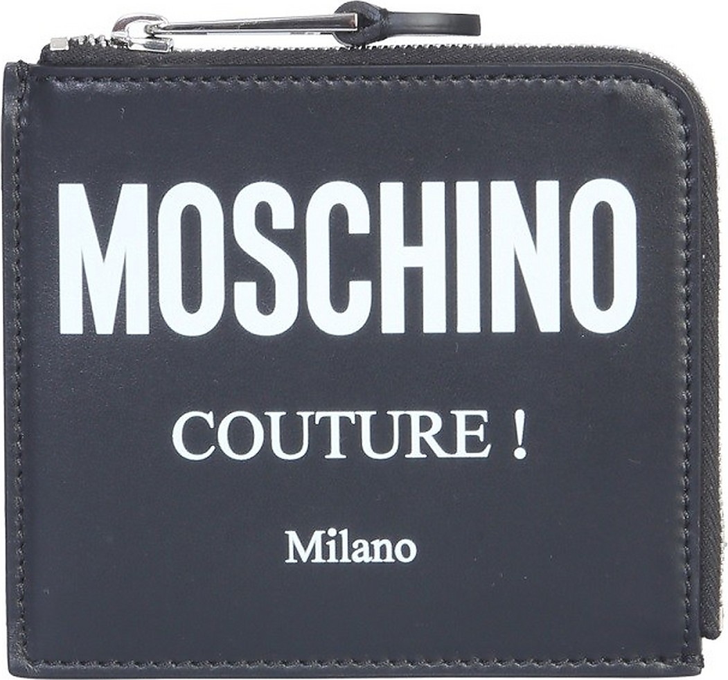 Moschino Square Wallet With Logo